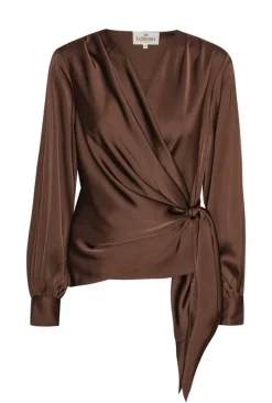 Karmamia Ines Blouse Semi Rich Brown