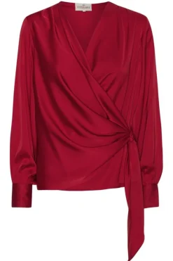 Hot Karmamia Ines Blouse 1511 Deep Red