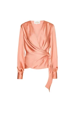 Online Karmamia Ines Blouse 2090 Semi Rich Peach