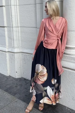 Online Karmamia Ines Blouse 2090 Semi Rich Peach