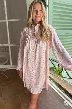 Best BYIC Ingeborgic Dress A23879 Pink