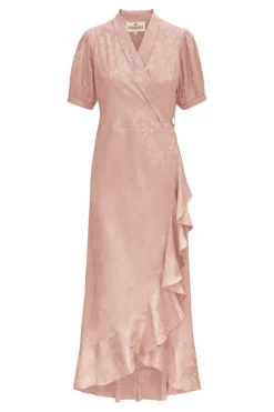 Karmamia Iris Dress Rose Jacquard