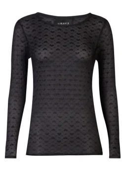 Best Liberte Isa Ls Lace Blouse 21345 Black Small Big Hearts