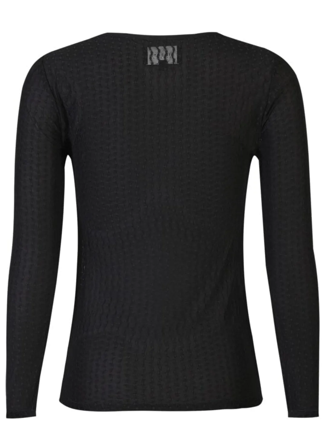 Discount Liberte Isa Ls Lace Blouse 21345 Black Wavy Lines
