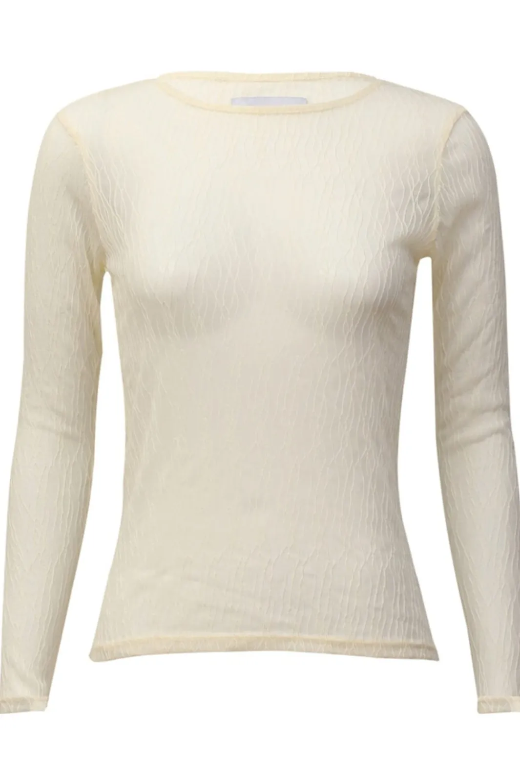 Discount Liberte Isa-Ls-Lace-Blouse 21345 Creme Lines
