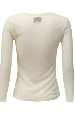 Discount Liberte Isa-Ls-Lace-Blouse 21345 Creme Lines