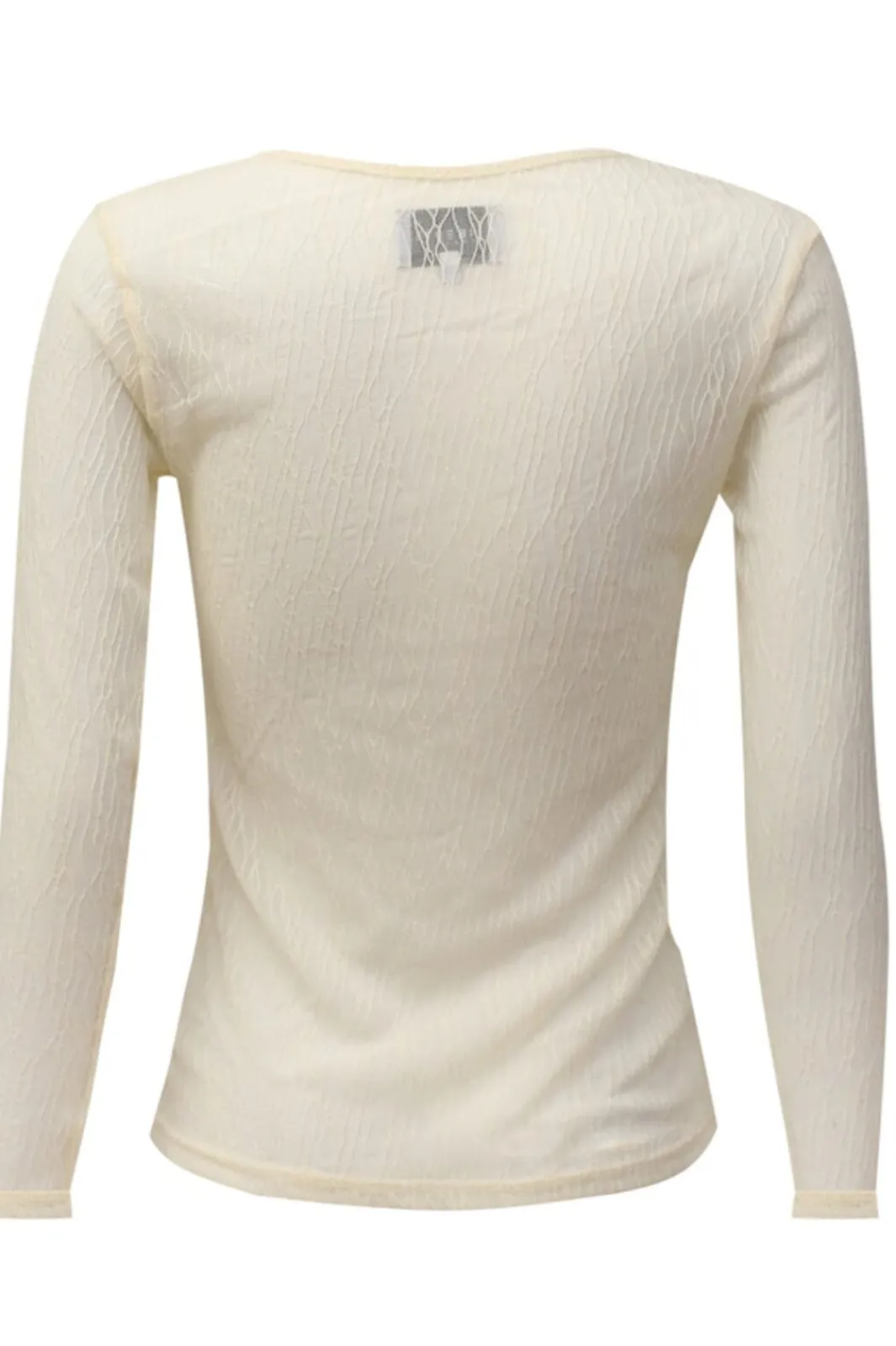 Discount Liberte Isa-Ls-Lace-Blouse 21345 Creme Lines
