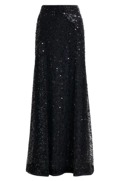 Online Essentiel Antwerp Isequins Sequin Maxi Skirtisequins Black