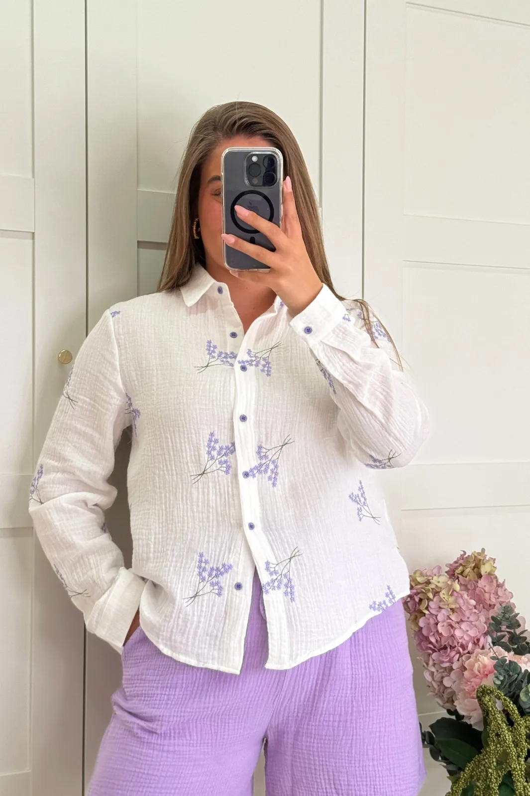 Discount A-bee Isla Skjorte White
