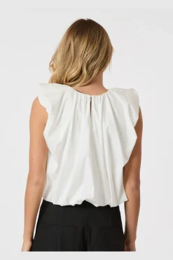 Hot Neo Noir Ivania Poplin Top 165507 120