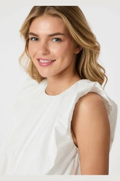 Hot Neo Noir Ivania Poplin Top 165507 120