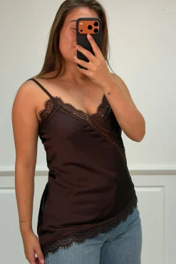 New A-bee Ivanka Top Chocolate