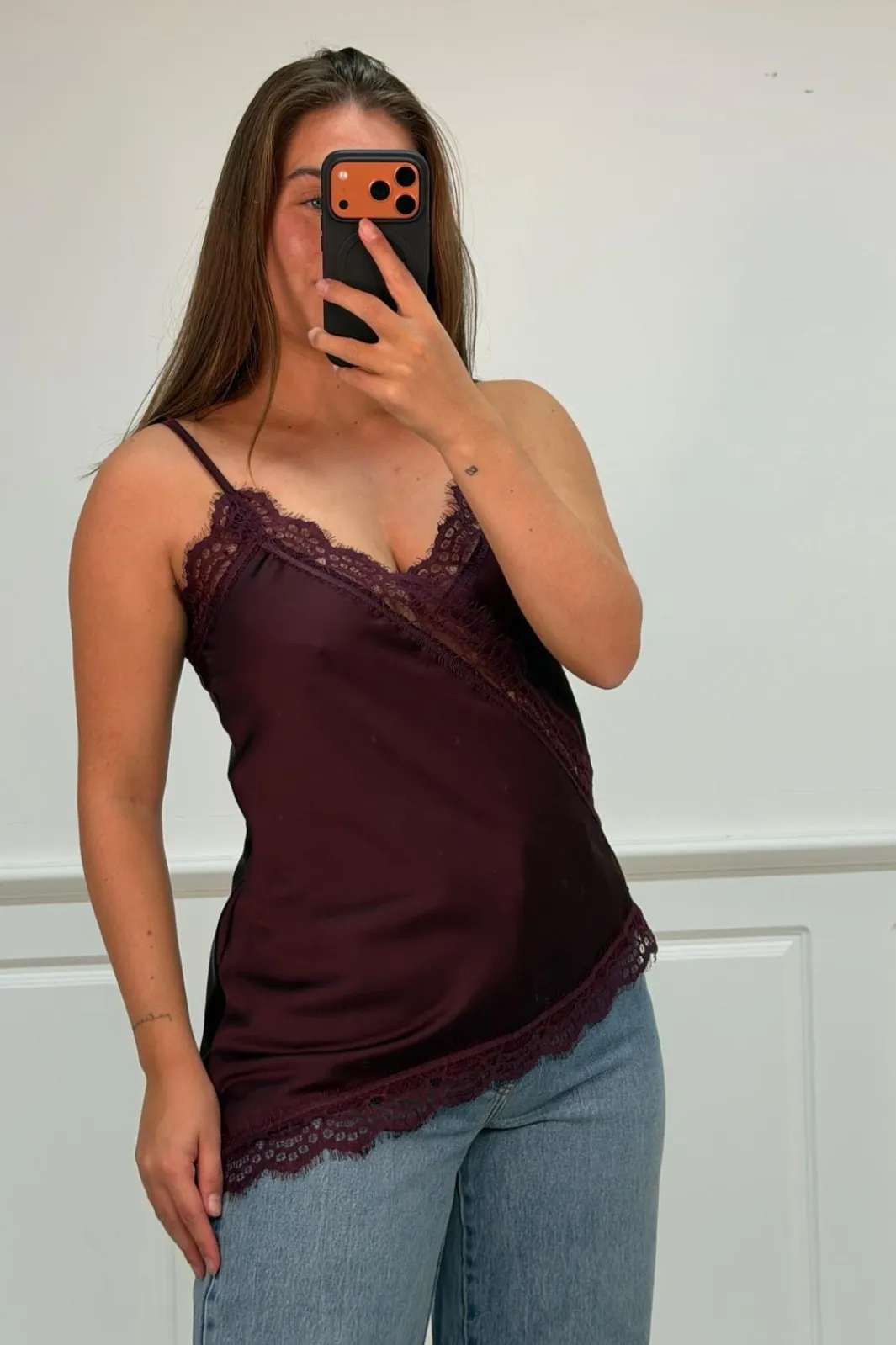 Discount A-bee Ivanka top Plum