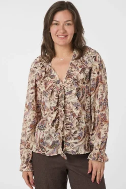 Outlet Neo Noir Ivey Art Paisely Blouse 166688 122
