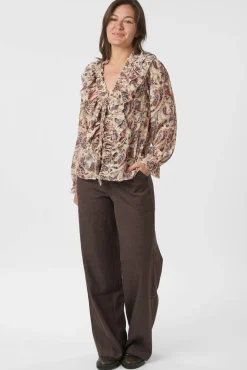 Outlet Neo Noir Ivey Art Paisely Blouse 166688 122