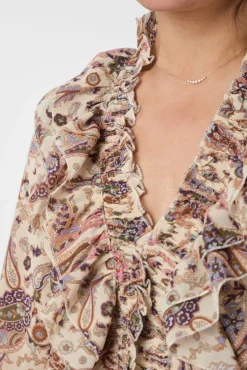 Outlet Neo Noir Ivey Art Paisely Blouse 166688 122
