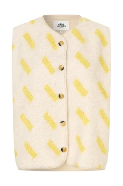 Hot Lollys Laundry Jacell Vest Sl26141-1001 93 Light Yellow