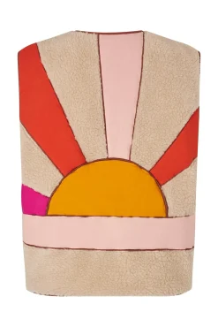 Clearance Lollys Laundry Jacell Vest Sl25545-1013 04 Sand