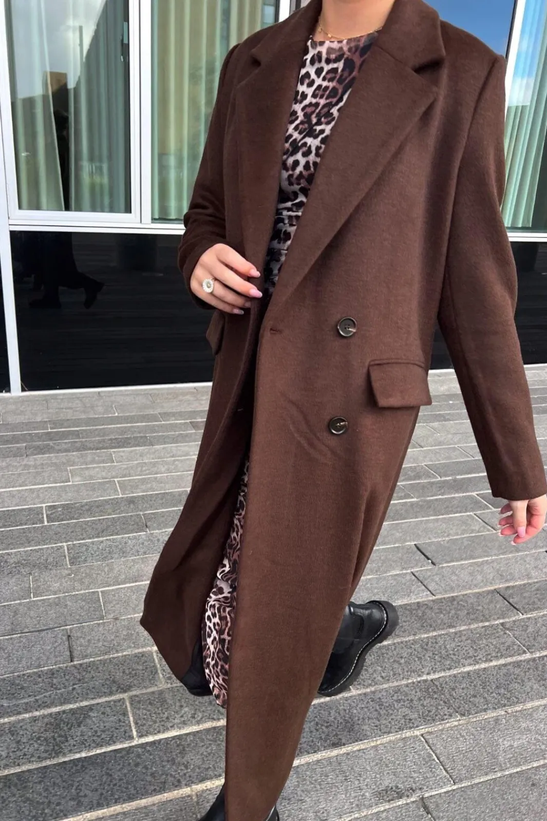 New Noella Jaci Coat 674 Chocolate
