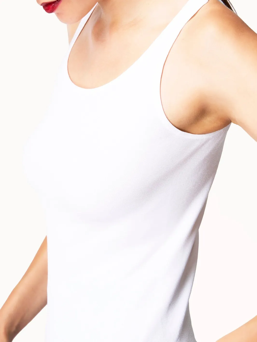 Outlet Wolford Jamaika Top Sleeveless55045 1001 White