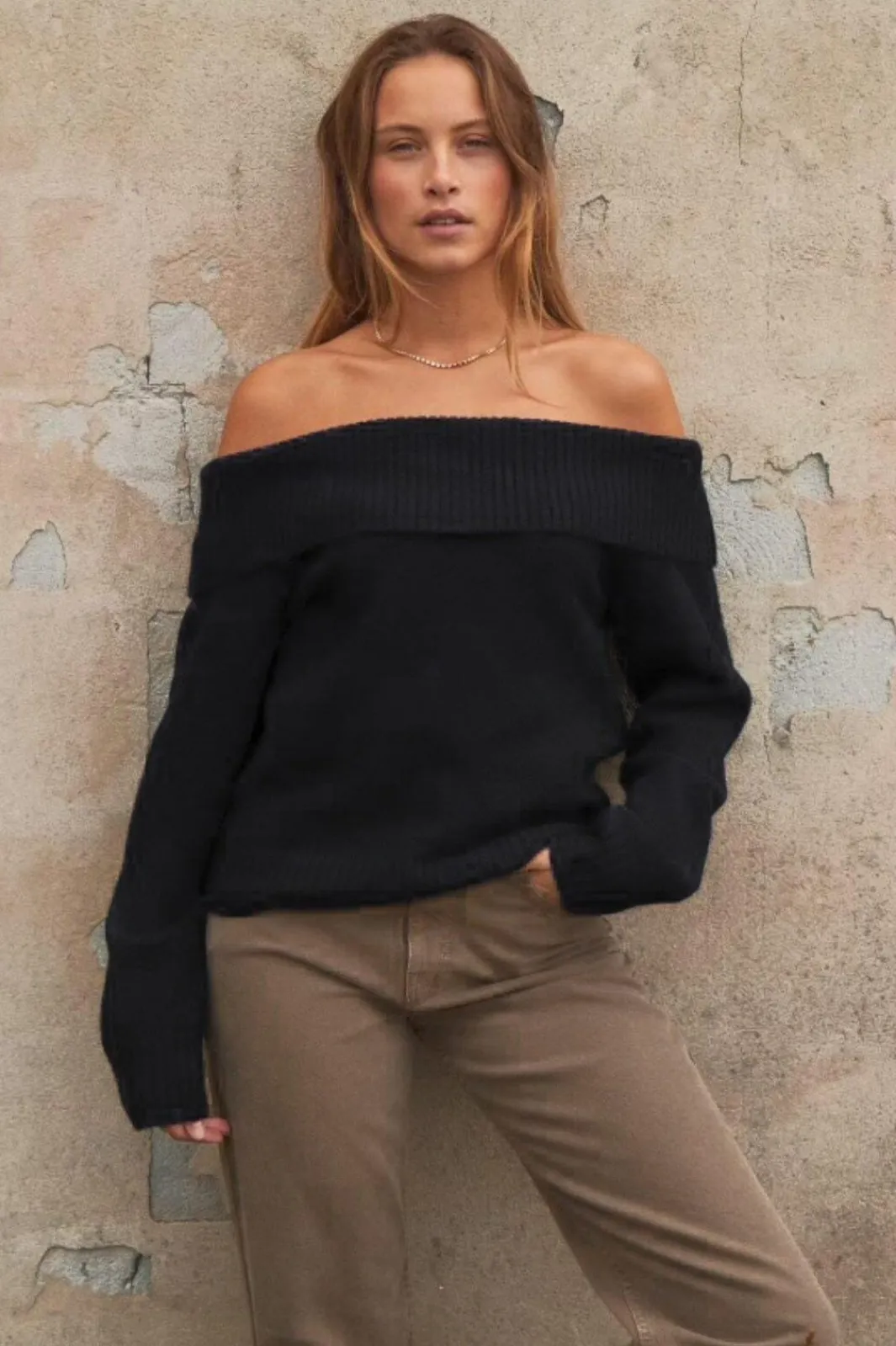 Outlet Neo Noir Jane Knit Blouse Black
