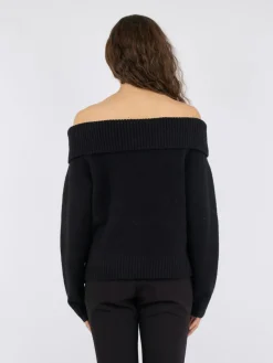 Outlet Neo Noir Jane Knit Blouse Black