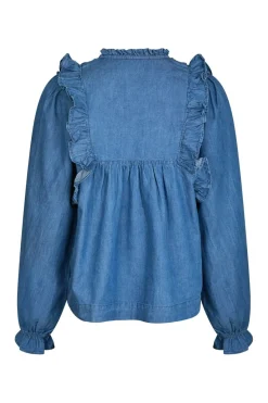 Sale Neo Noir Janis Denim Blouse 166664 140