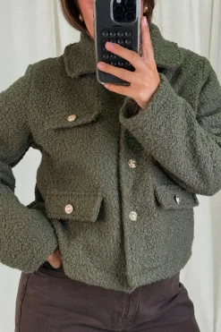 Discount A-bee Jasmin Jacket Khaki