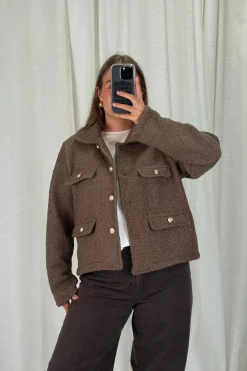 New A-bee Jasmin Jacket Dark Brown