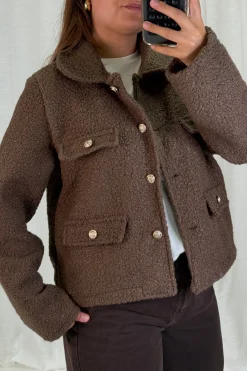 New A-bee Jasmin Jacket Dark Brown
