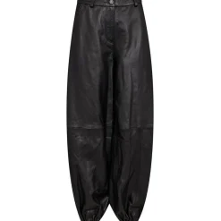 Sale Haute L'Amitié Jasmin Leather Harem Pant HL10541 Black