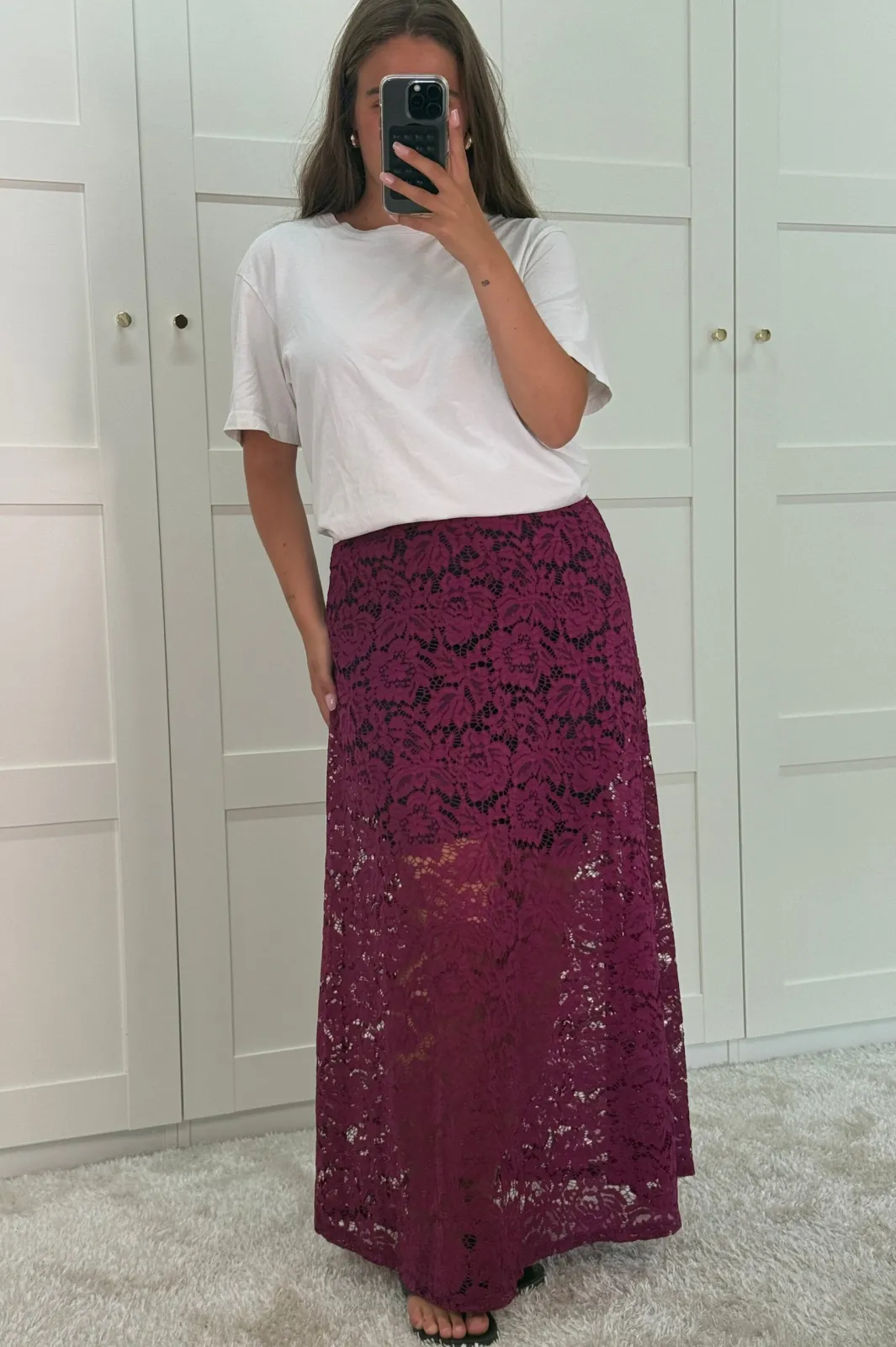 Clearance A-bee Jasmin Skirt Mauve