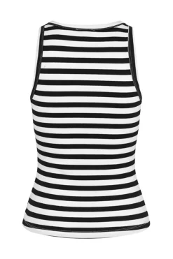Online MbyM Jaxson-M White Black Stripe