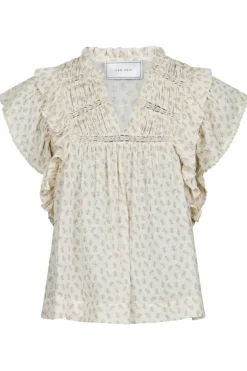 Online Neo Noir Jayla Basic Blossom Top Creme