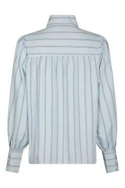 Sale Neo Noir Jaz Bow Stripe Blouse 166718 145