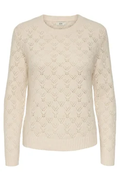 Best JDY amanda Life L/S O-Neck Pullover Knt 4838864 Whitecap Gray
