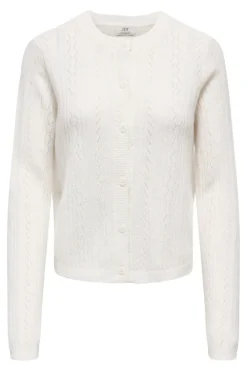 Best JDY april Life L/S O-Neck Cardigan Knt 4989001 Bright White Melange