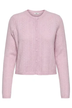Clearance JDY april Life L/S O-Neck Cardigan Knt 4906408 Fragrant Lilac Melange
