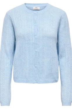 Best JDY april Life L/S O-Neck Cardigan Knt 4989000 Cashmere Blue Melange