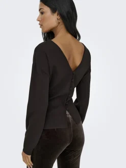 Online JDY astra L/S Reversible Cardigan Knt 4992128 Chocolate Torte