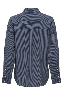 Sale JDY barlie Life L/S Shirt Dia 4905941 Navy Blazer Cloud Dancer