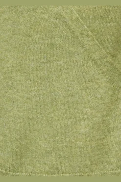 Online JDY becky L/S Wrap Cardigan Knt 5101788 Fern Melange