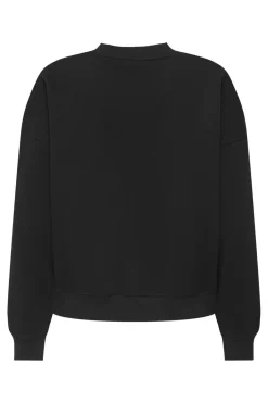 JDY canoa L/S Emb Sweat 4841422 Black Emb White Flower