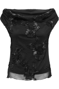 Online JDY casablanca S/L Off Shoulder Top 5069403 Black