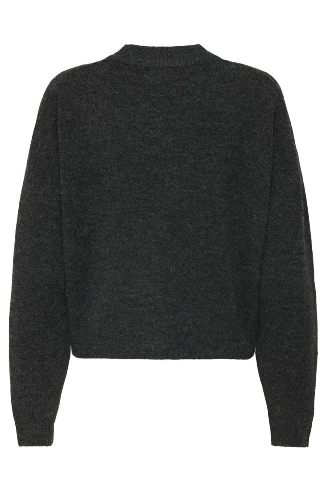 New JDY debbie L/S O-Neck Cardigan Knt 4838112 Dark Grey Melange