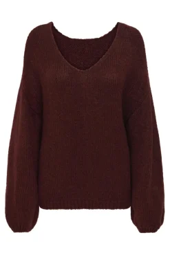 Online JDY dinea L/S Reversible Pullov. Knt 4815826 Cabernet