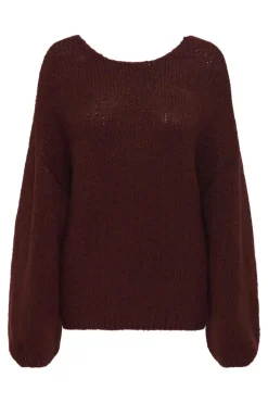 Online JDY dinea L/S Reversible Pullov. Knt 4815826 Cabernet