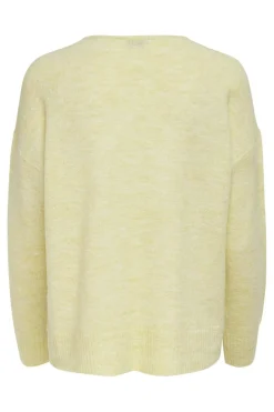 Best JDY elanora L/S V-Neck Pullo. Knt 3638243 Pastel Yellow Melange