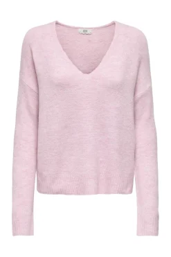 Best JDY elanora L/S V-Neck Pullo. Knt 4906533 Fragrant Lilac Melange