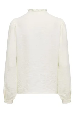 JDY ellis Life L/S Lace Shirt 3844203 Cloud Dancer